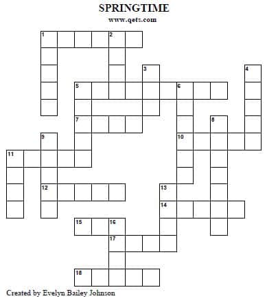 crossword puzzles for seniors