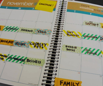gratitude calendar