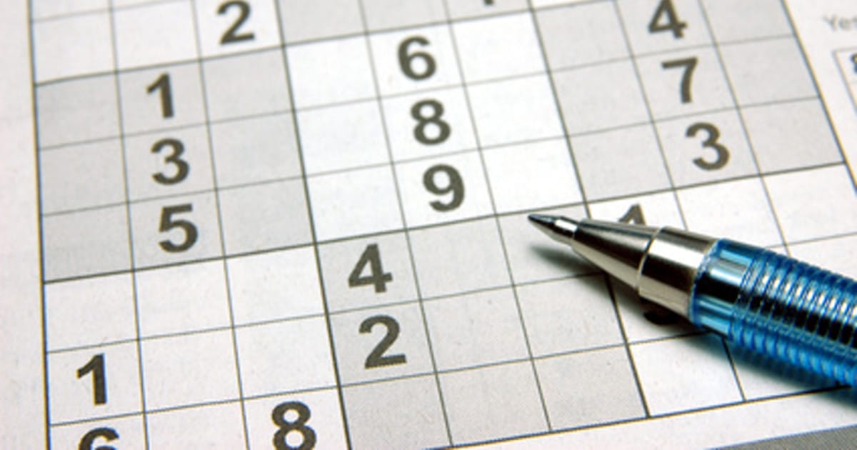 Free Printable Sudoku Puzzles For Seniors
