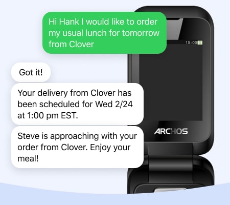 Hank makes arranging meal deliveries simple for caregivers and seniors