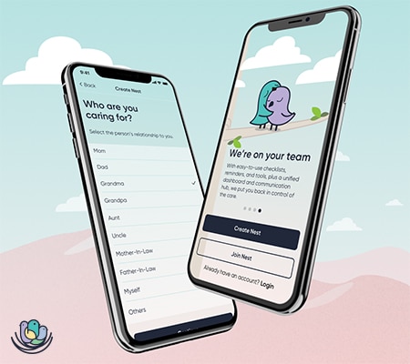 The CareBirds app keeps caregivers connected