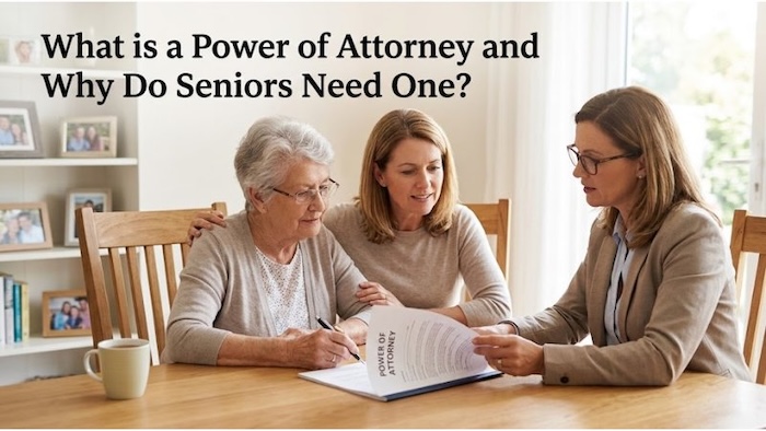 What is a power of attorney and how can it help aging parents?