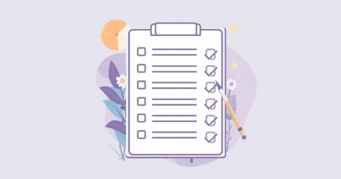 A checklist to use when visiting older parents.