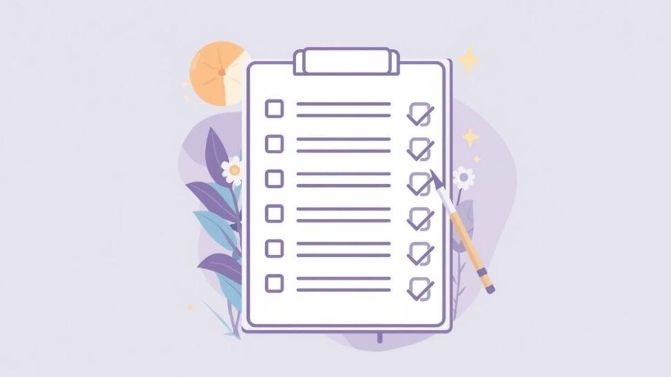 A checklist to use when visiting older parents.