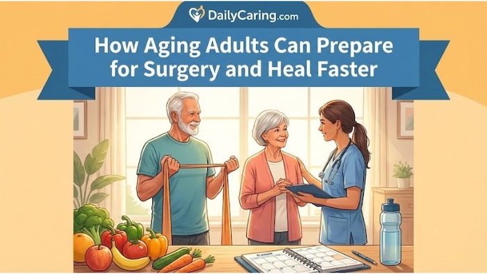 How seniors can prepare for surgery in order to heal faster.