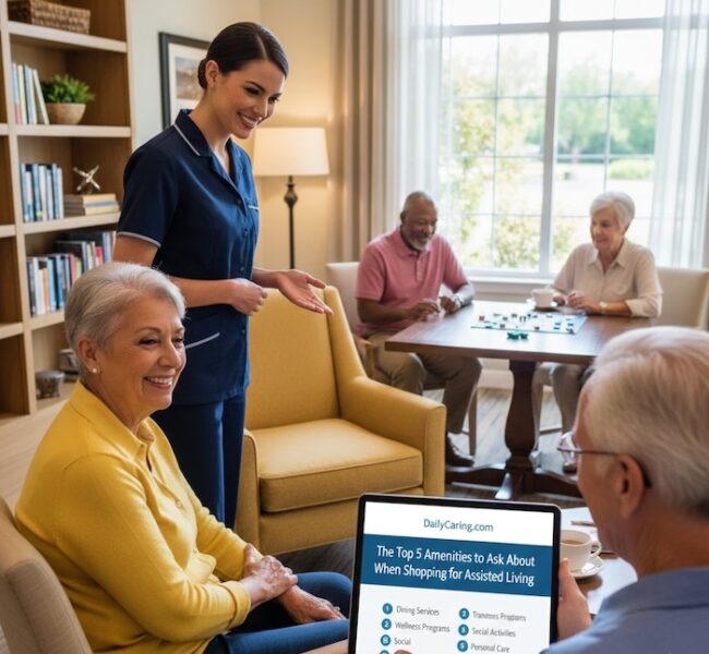 The top 5 assisted living amenities you need to ask about when shopping for senior housing.