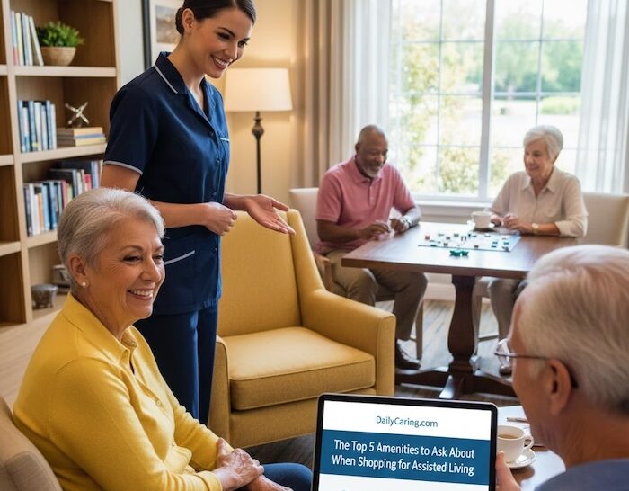 The top 5 assisted living amenities you need to ask about when shopping for senior housing.