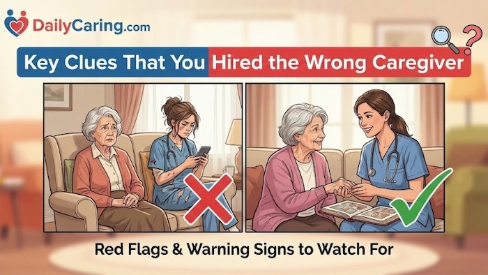 Key signs you hired the wrong caregiver.