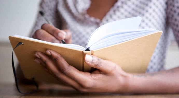 Journaling helps caregivers manage stress and find solutions
