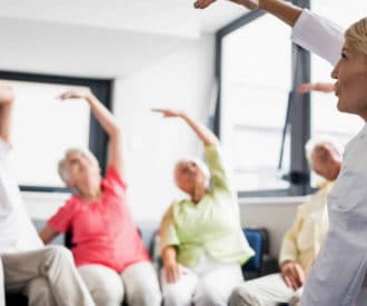 Improve range of motion and reduce fall risk with gentle seated exercises for seniors