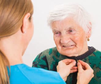 get someone with dementia to change clothes