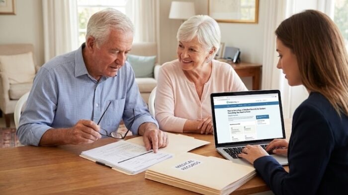 How to get medical records for seniors to better inform caregivers.