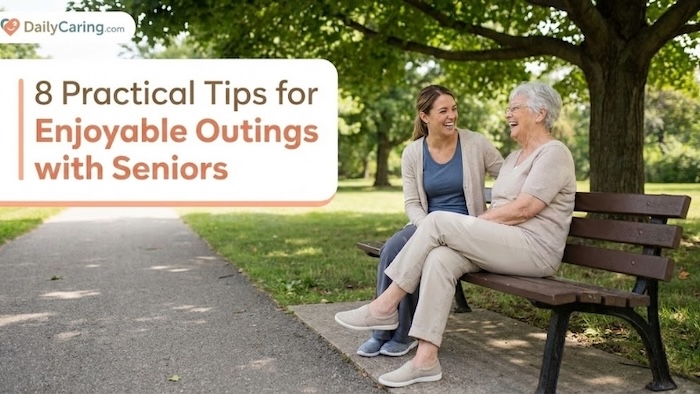 Tips for enjoying outings with aging adults.