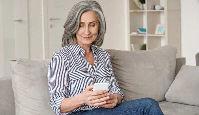 Relieve caregiver stress with a simple smartphone alarm - a quick, simple, and free way to remember a calm mantra, favorite quote, or to just breathe