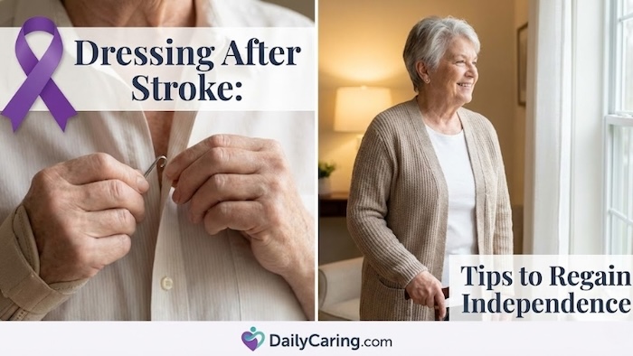 Need help dressing after a stroke? This post will help.
