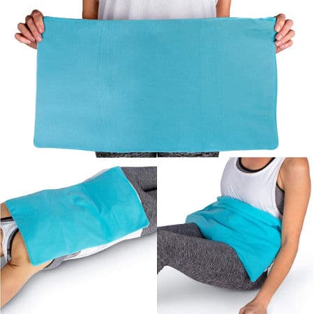 Oversized ice packs help seniors stay cool in hot weather