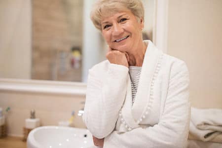 Make bathroom visits into a luxury experience for seniors