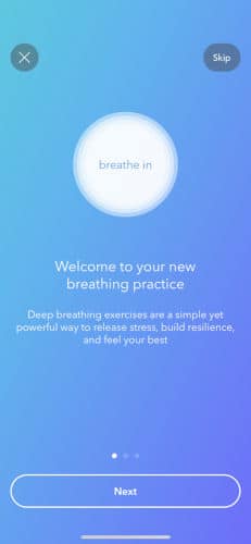 This mobile app helps you quickly get away from caregiving thoughts and worries so you can relax