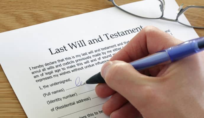 When someone dies without a will, the estate goes into probate