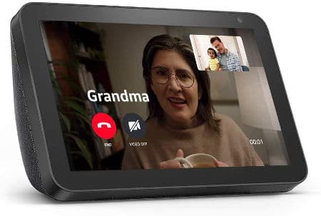 Amazon Echo Show makes it easy to make drop in video calls to elderly in nursing homes and to people with Alzheimer’s or dementia