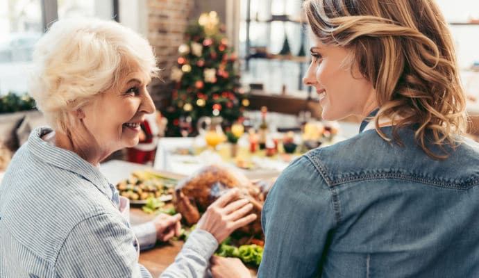 Use these top Alzheimer’s holiday tips to minimize agitation & upset and help seniors with dementia feel included