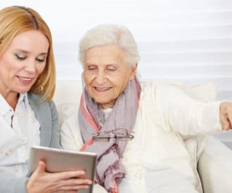 Use available technology tools to make everyday life easier and better for seniors with dementia