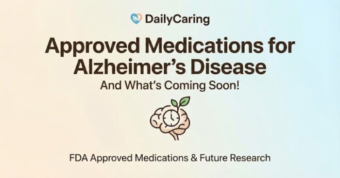 Approved medications for Alzheimer's Disease - And what's coming soon.