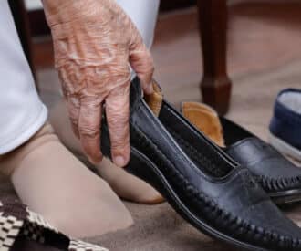 Adaptive shoes for seniors help when aging & health conditions make regular shoes painful to wear or tough to put on