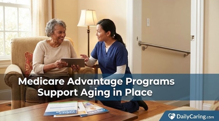 Medicare advantage programs that support aging-in-place.