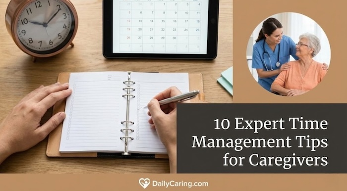 10 time management tips for caregivers.