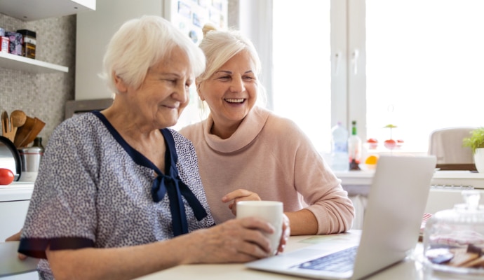 Get tips for online safety for seniors to protect them from scammers and thieves