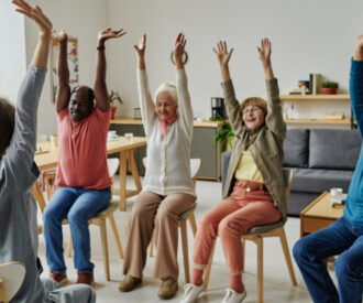 Chair exercises for seniors are great for people who are frail, at risk of falling, or have limited mobility