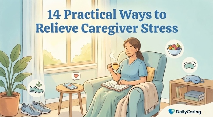 14 ways to reduce caregiver stress.