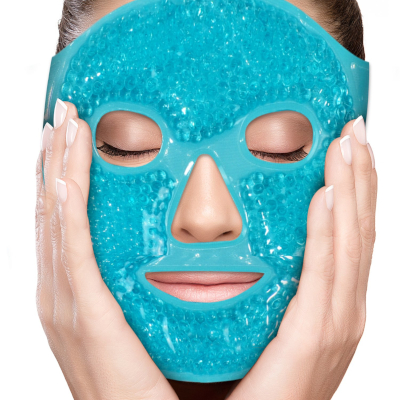 Gel bead face mask for relaxation