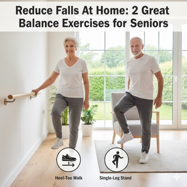 How to reduce falls and improve balance for seniors at home!
