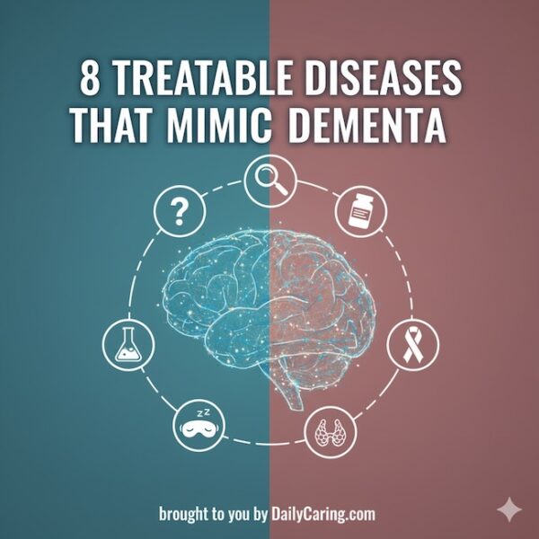 8 treatable diseases that can mimic dementia in older adults.