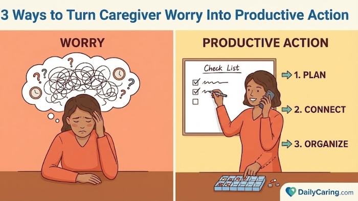 Overcoming caregiving worry so caregivers can be more productive.