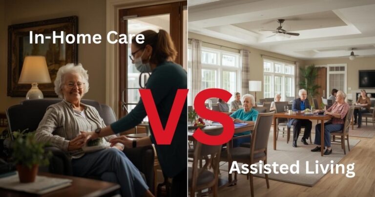 In-Home Care vs Assisted Living. The Pros and Cons of each.