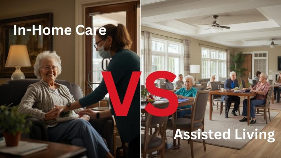 In-Home Care vs Assisted Living. The Pros and Cons of each.