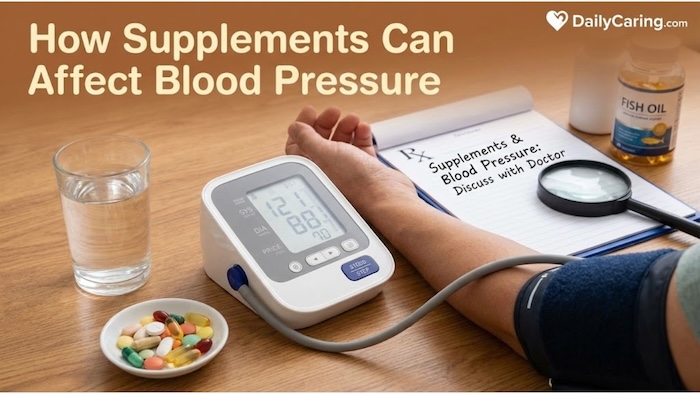 How supplements can affect blood pressure.