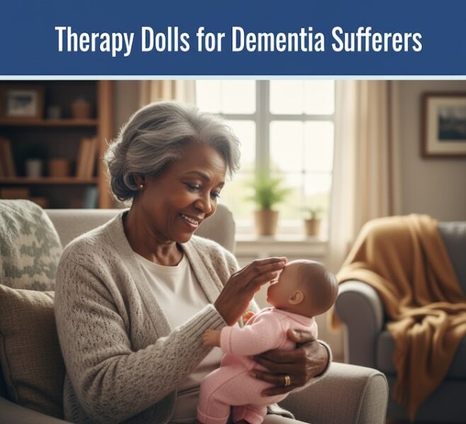 Therapy dolls for dementia patients. Controversial, but effective in many cases.