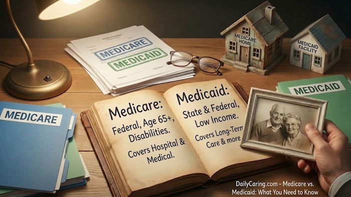 What's the difference between Medicare and Medicaid? Daily Caring explains the facts.