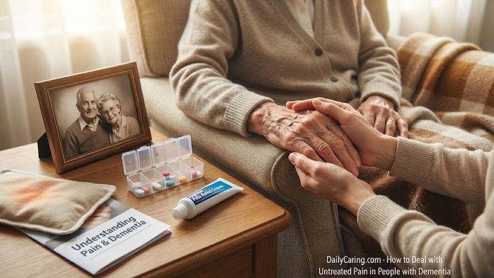 Untreated pain can be difficult to understand when it comes to someone living with dementia.