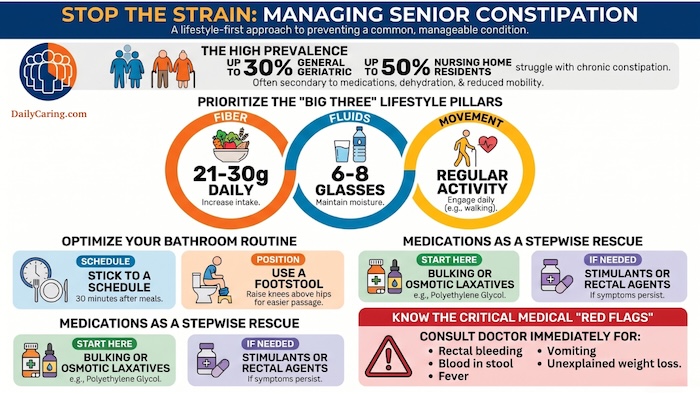 Infographic: Constipation in seniors can be a serious issue. Here's what you need to know!