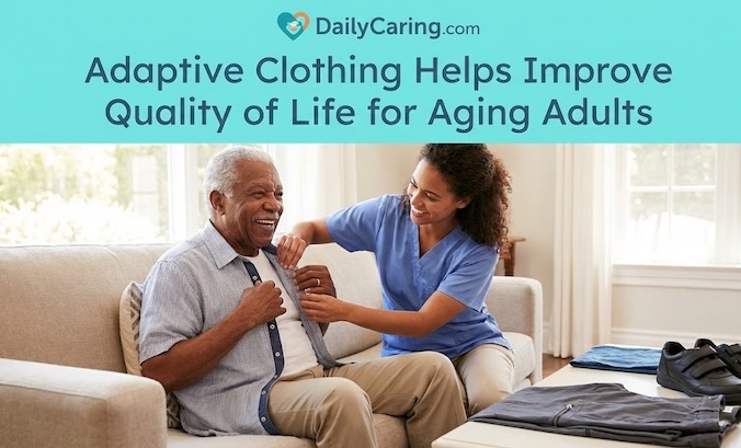 Adaptive clothing can improve the quality of life for aging adults.