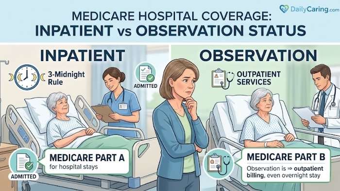 Medicare inpatient vs observation status.
