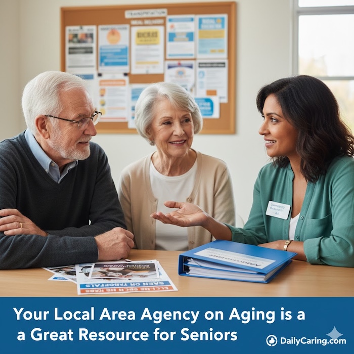 The local area agency on aging is a great resource for seniors and family caregivers.