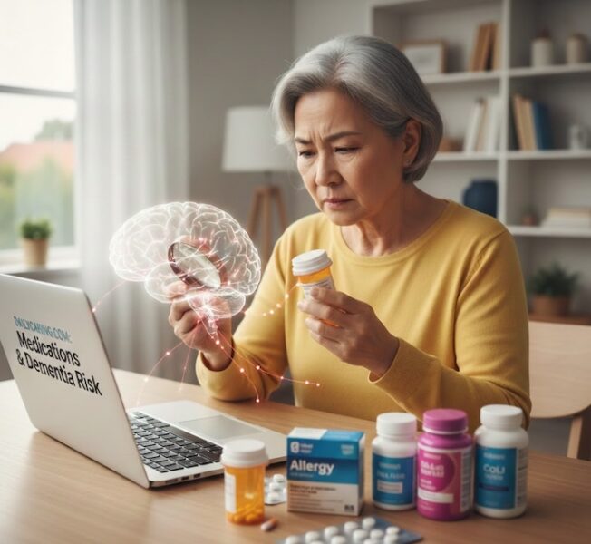 Certain medications like anticholinergics can induce side effects that can mimic dementia.