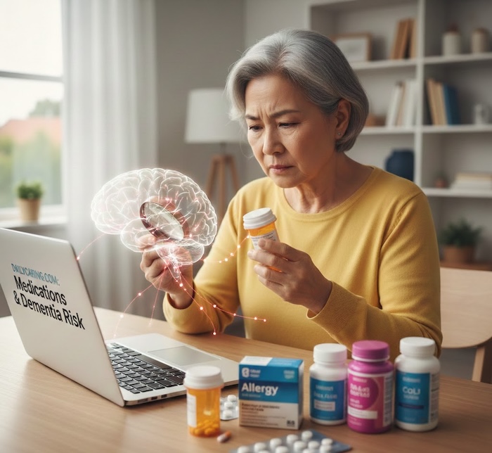 Certain medications like anticholinergics can induce side effects that can mimic dementia.