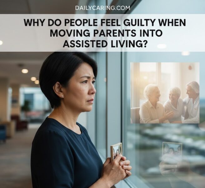 Moving aging parents into assisted living can create feeling of guilt for family caregivers. Here's how to cope.